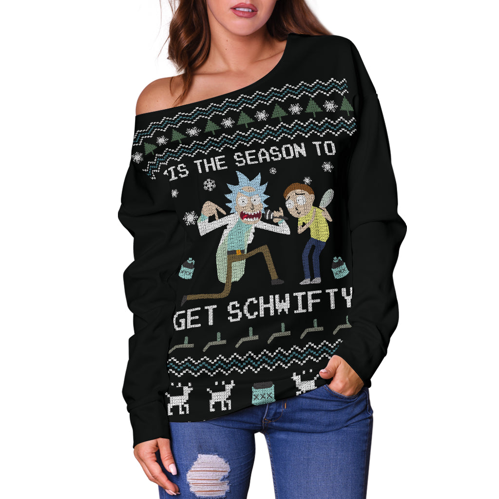 Rick And Morty Shoulder Sweater