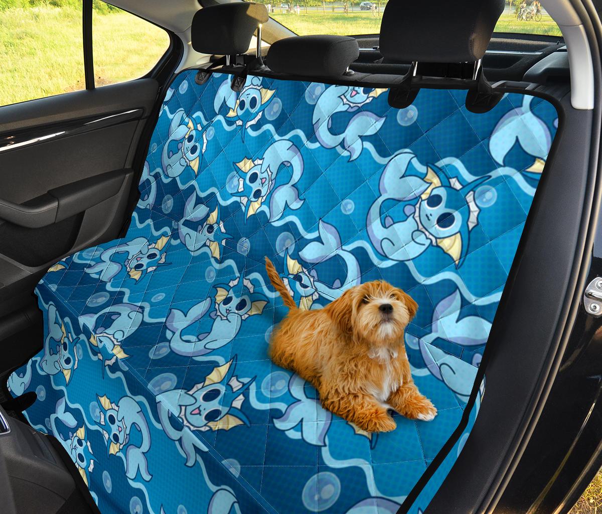 Vaporeon Pokemon Car Dog Back Seat Cover