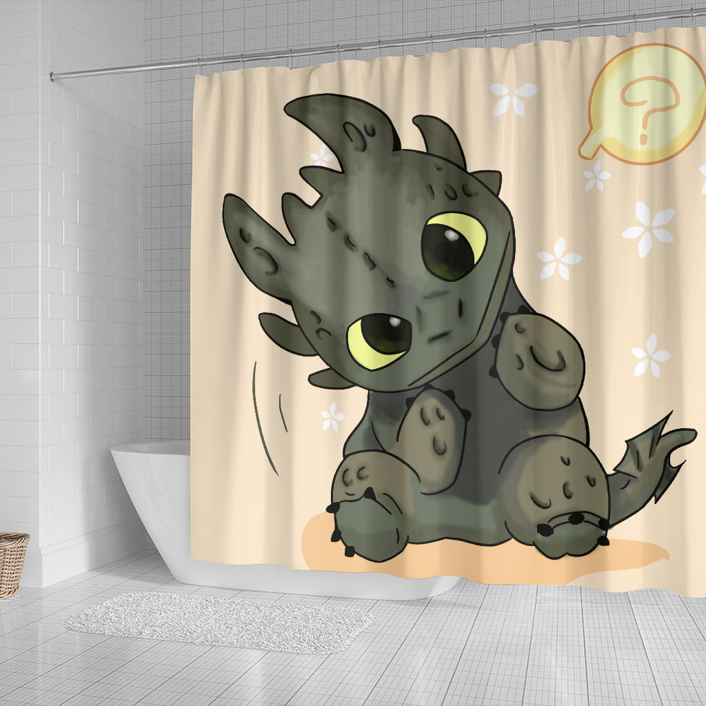 Toothless Shower Curtain