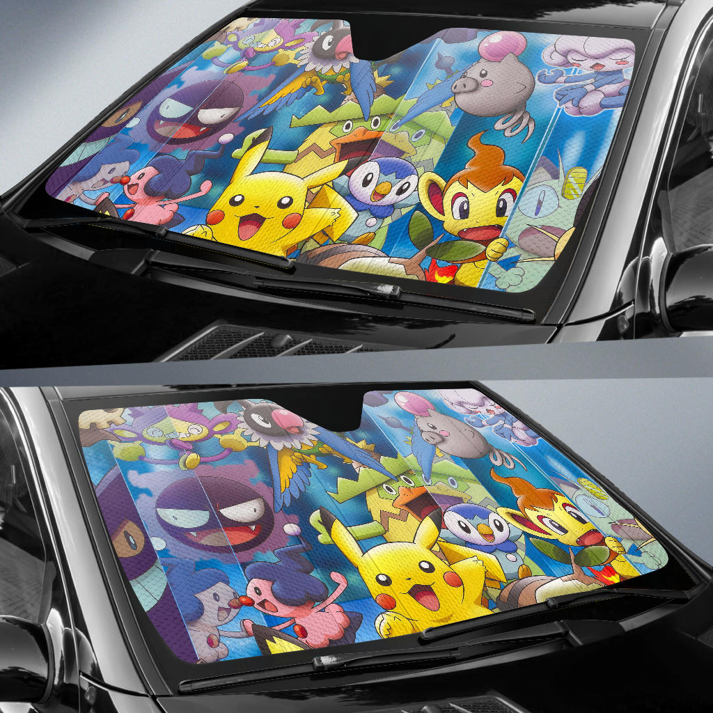 Pokemon Car Sun Shades Amazing Best Gift Ideas 2022