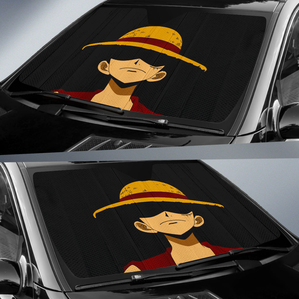 Luffy Anime One Peace Car Sun Shades Amazing Best Gift Ideas 2022