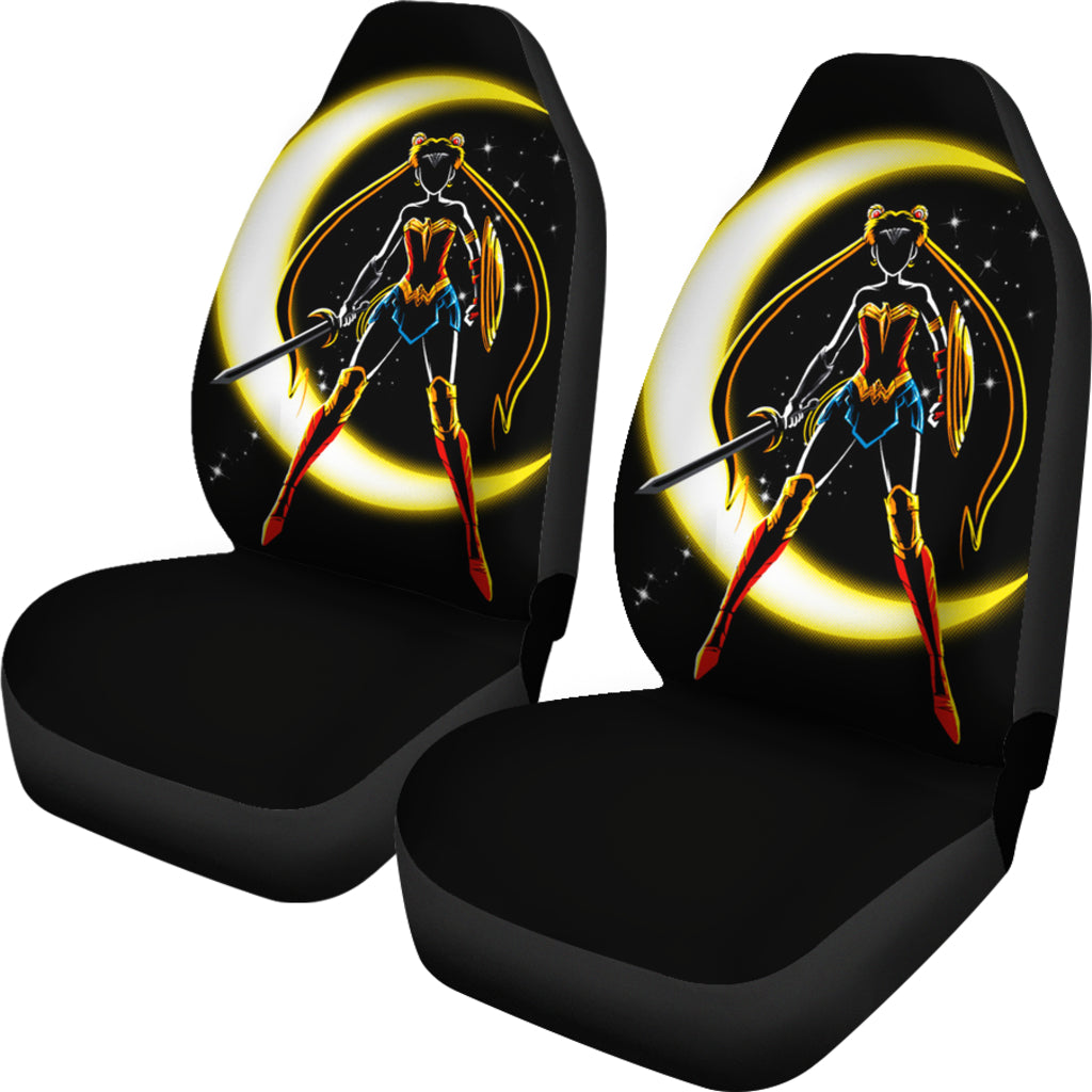 Sailor Moon X Wonder Woman Car Seat Covers Amazing Best Gift Idea