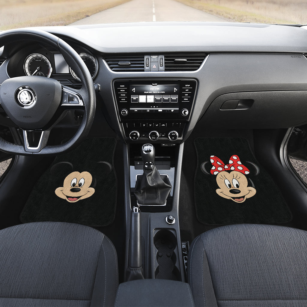 Mice Minnie Front And Back Car Mats
