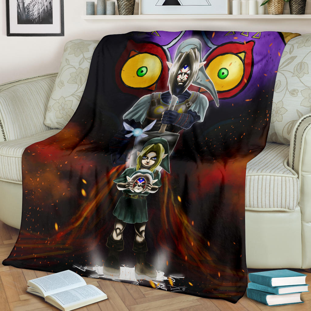 Legend Of Zelda Majoras Mask Premium Blanket 7