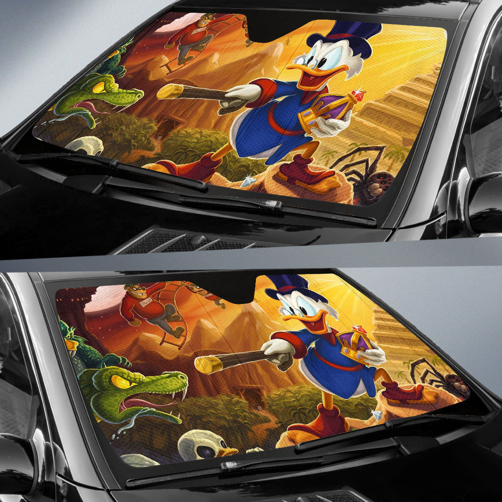 Scrooge Mcduck Ducktales Car Sun Shades Amazing Best Gift Ideas 2022