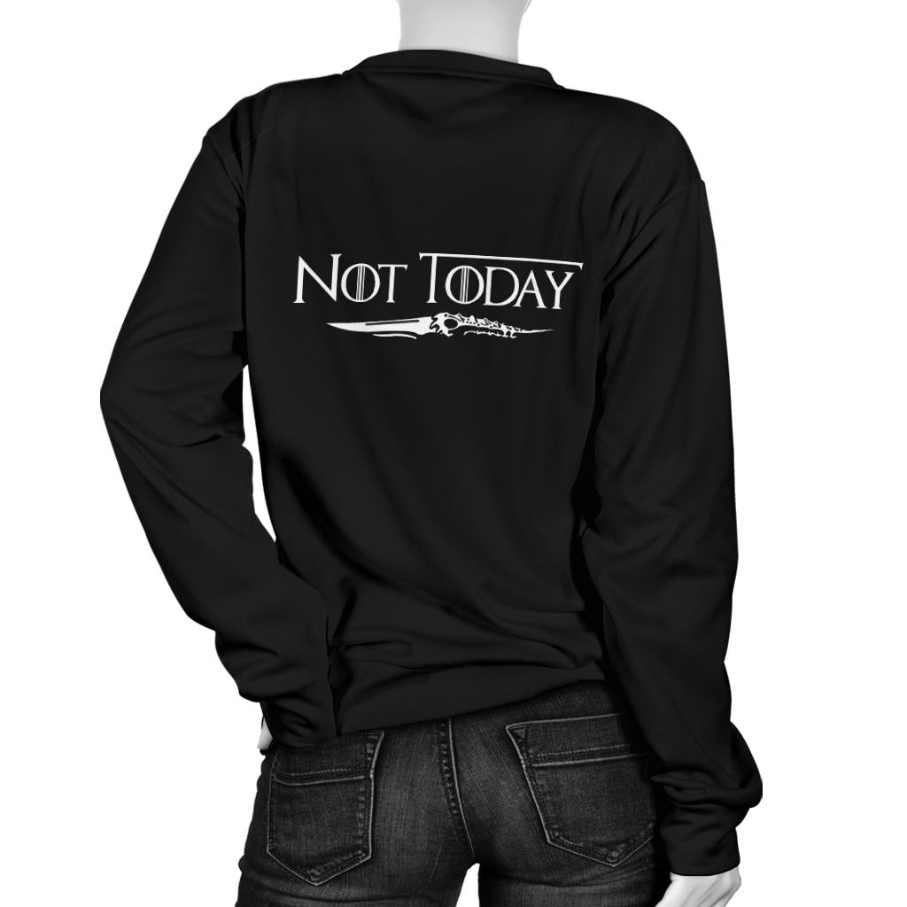 Arya Stark Not Today Women'S Sweater