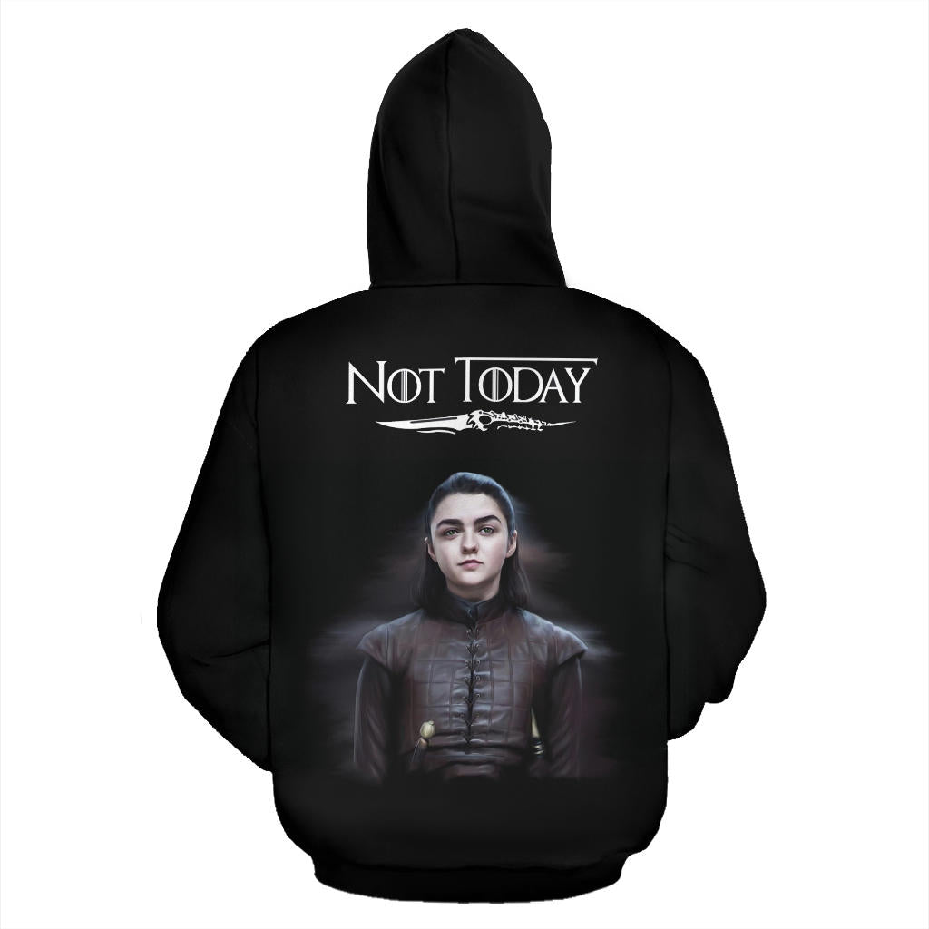 Not Today Arya Stark Hoodie 2