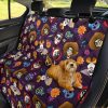 Coco Pattern Car Dog Back Seat Cover