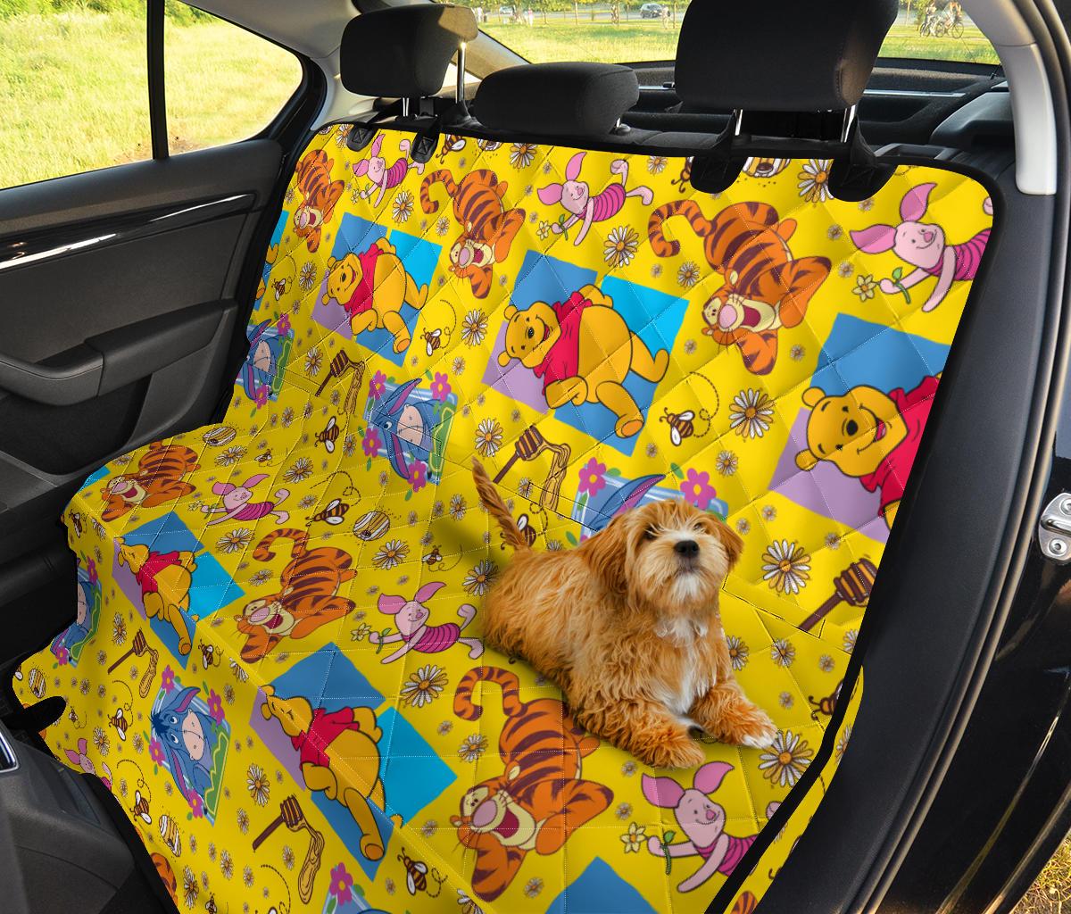 Winnie The Pooh Car Dog Back Seat Cover