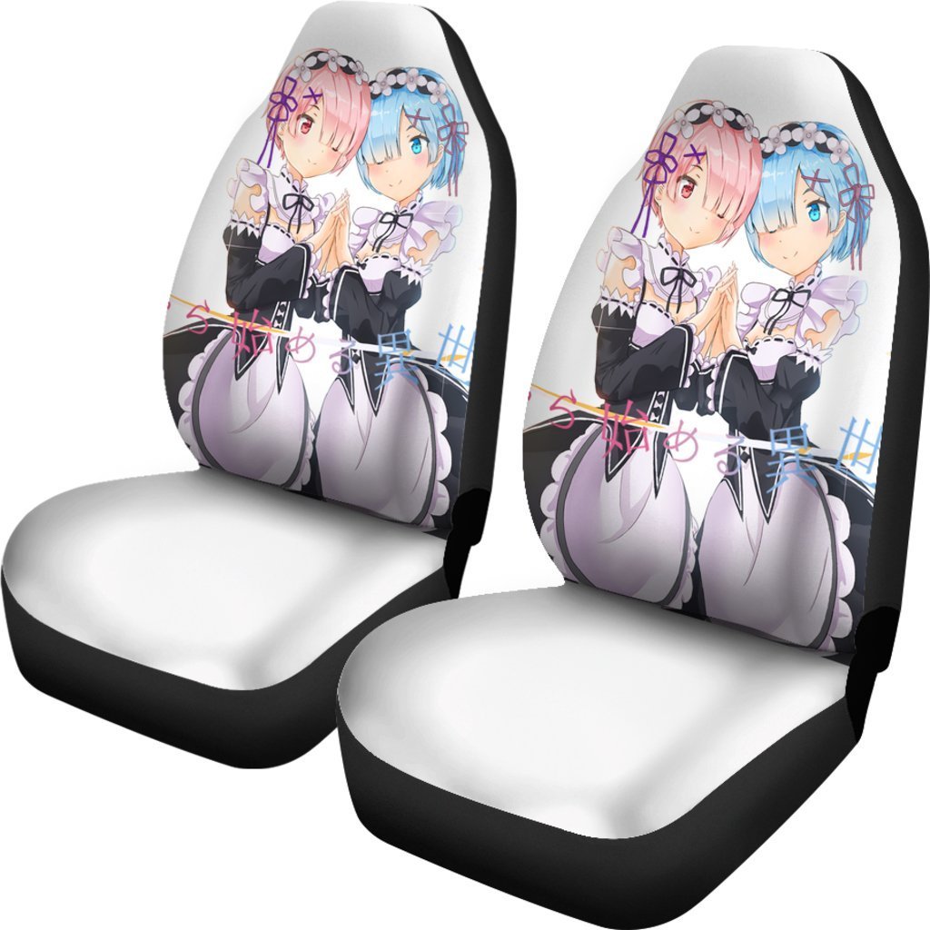 Ram And Rem Re Zero Starting Life In Another World Best Anime 2022 Seat Covers