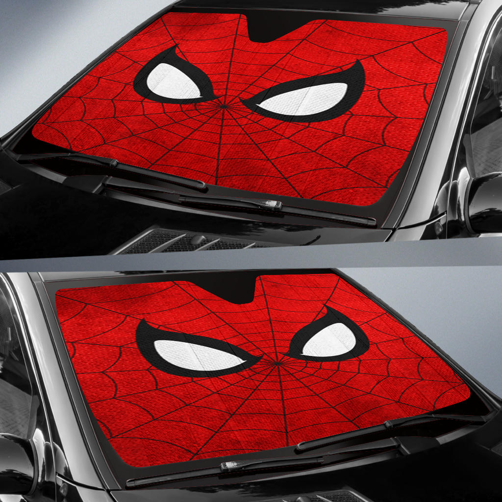 Spiderman Face Car Sun Shades Amazing Best Gift Ideas 2021