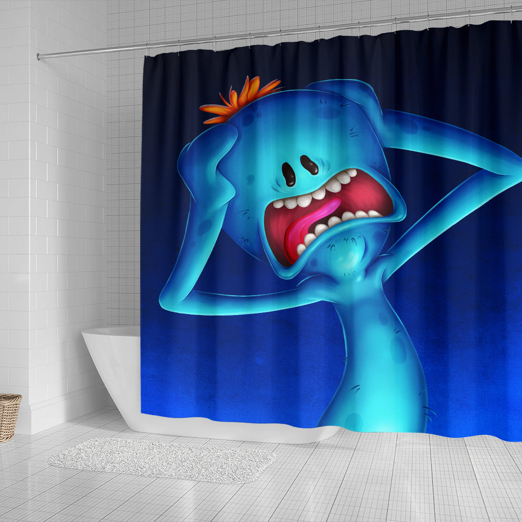 Mr Meeseeks Shower Curtain