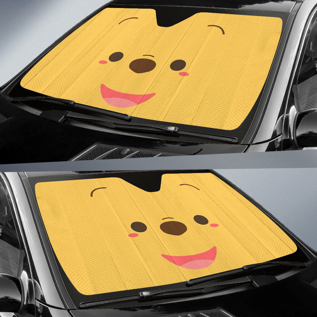 Pooh Face Car Sun Shades Amazing Best Gift Ideas 2021