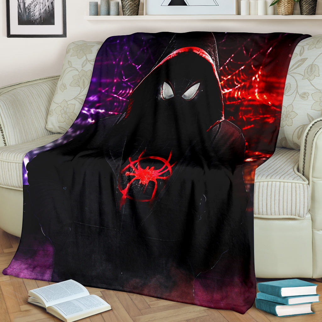 Dark Spiderman Premium Blanket