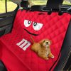 M M Chocolate Car Dog Back Seat Cover