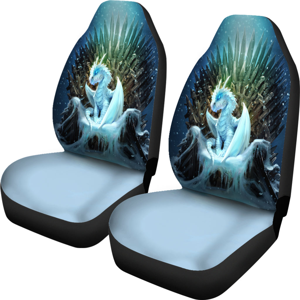 White Walker Ice Dragon Got 8 Car Seat Covers Amazing Best Gift Idea