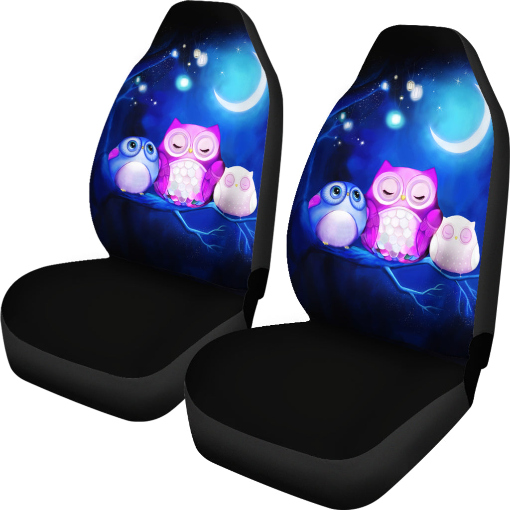 Owl Cute Night Car Seat Covers Amazing Best Gift Idea