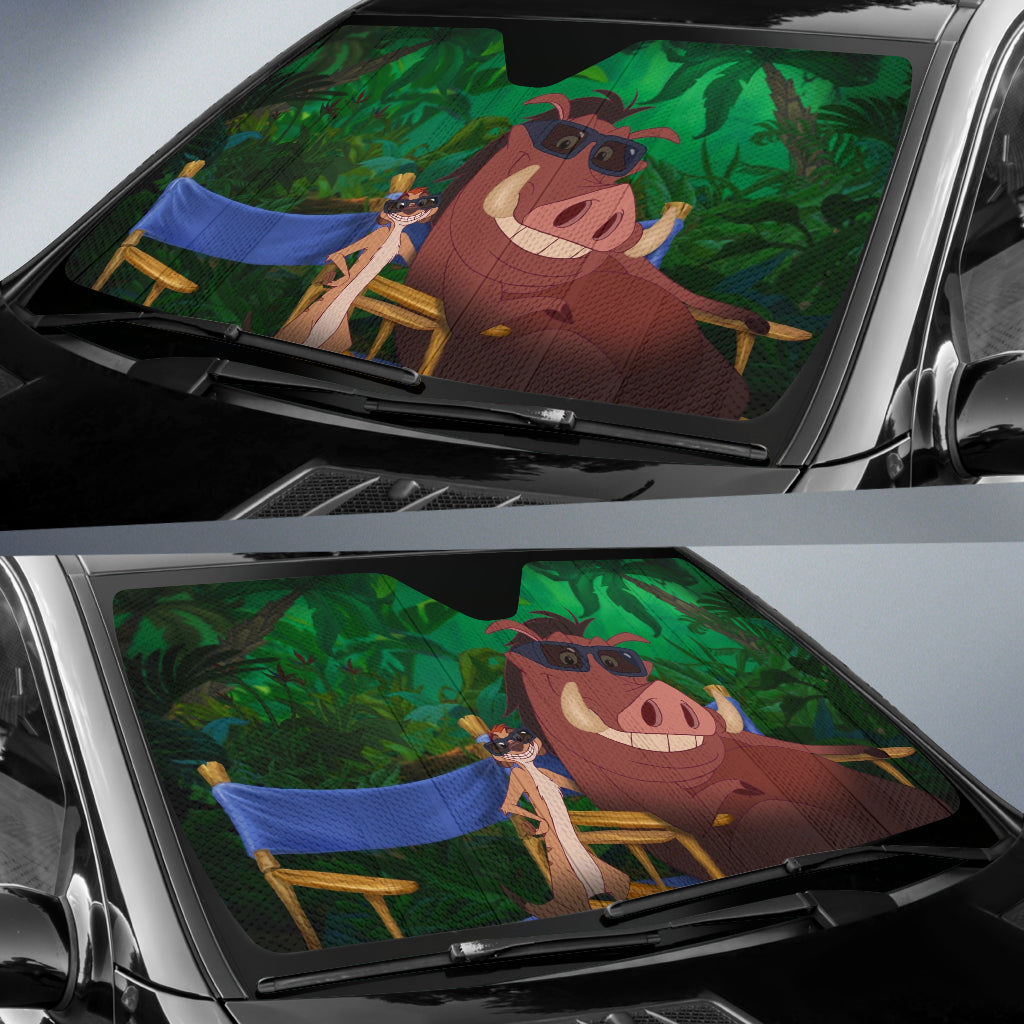 Lion King Timon And Bumba Sun Shade