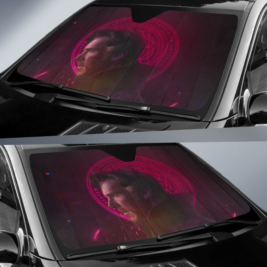 Dr Strange Face Auto Sun Shades Amazing Best Gift Ideas 2021