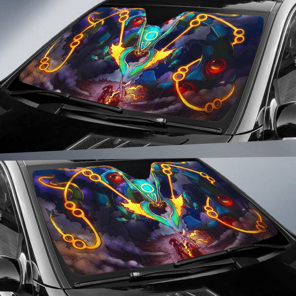 Mega Rayquaza Car Sun Shades Amazing Best Gift Ideas 2021