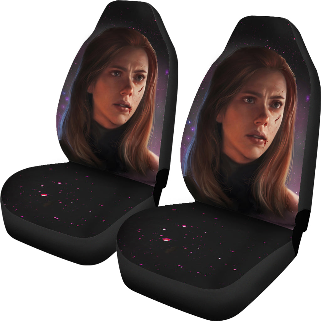 Black Widow Natasha Car Seat Covers Amazing Best Gift Idea