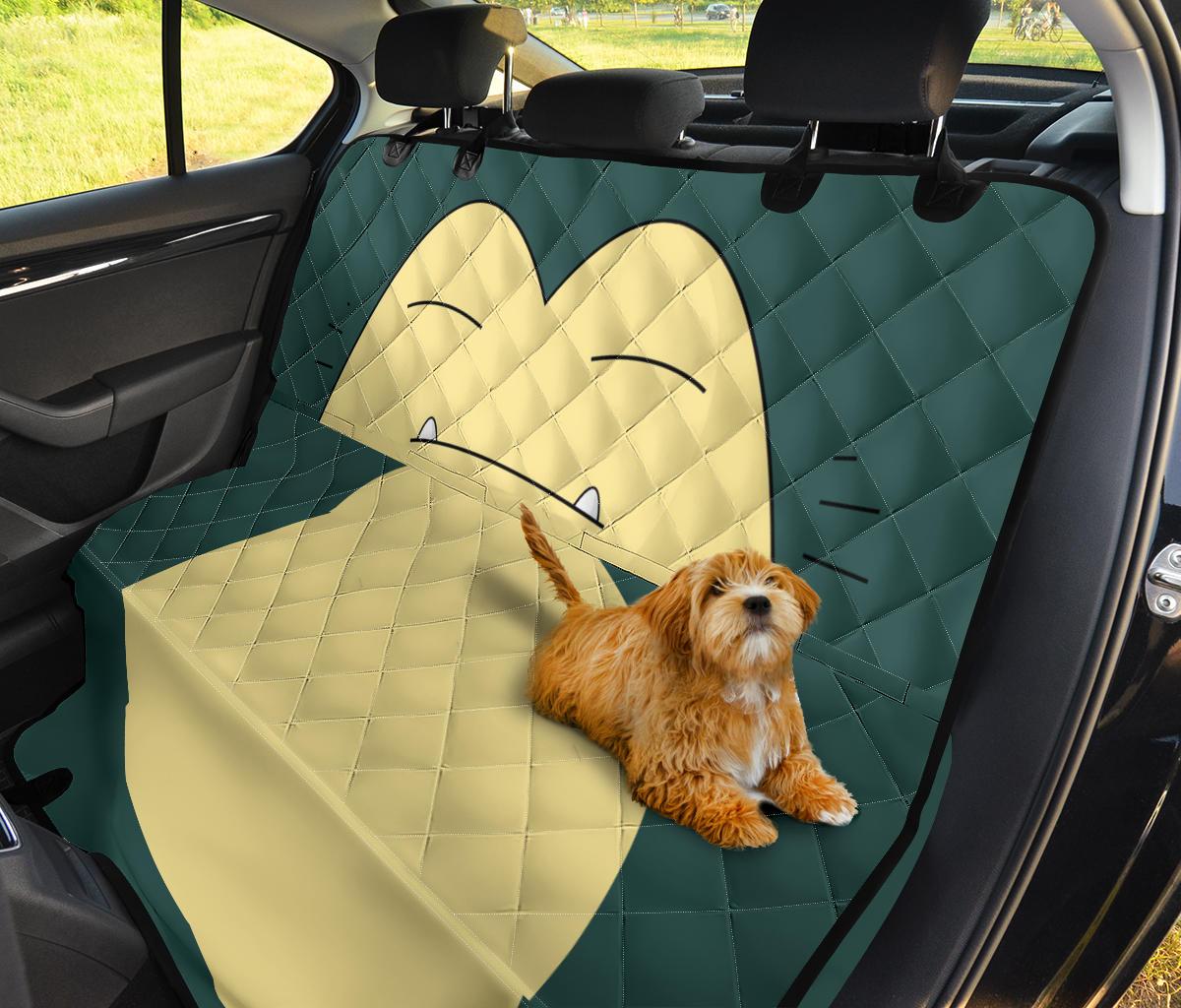 Snorlax Pokemon Car Dog Back Seat Cover