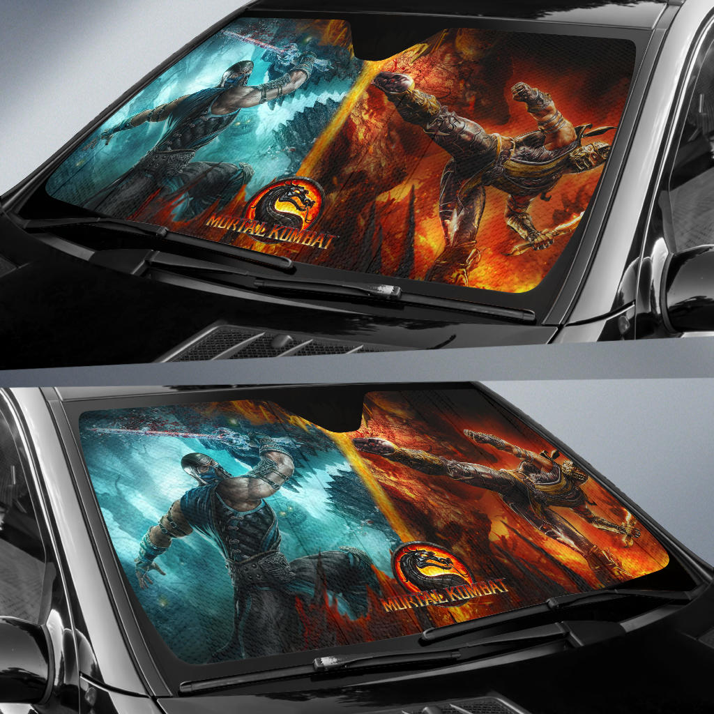 Mortal Kombat Car Sun Shades Amazing Best Gift Ideas 2021