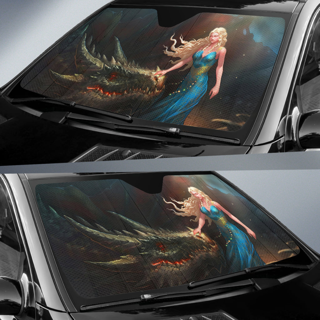 Mother Of Dragon Car Sun Shades Amazing Best Gift Ideas 2022
