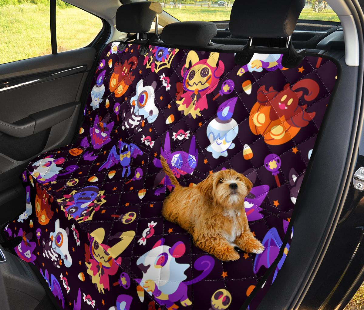 Pokemon Chibi Cute Car Dog Back Seat Cover