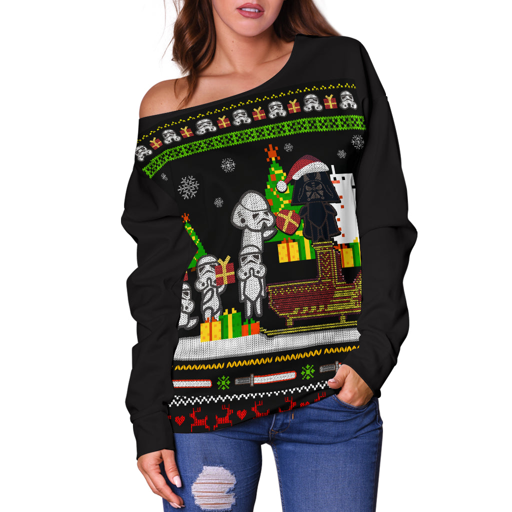 Star War Shoulder Sweater