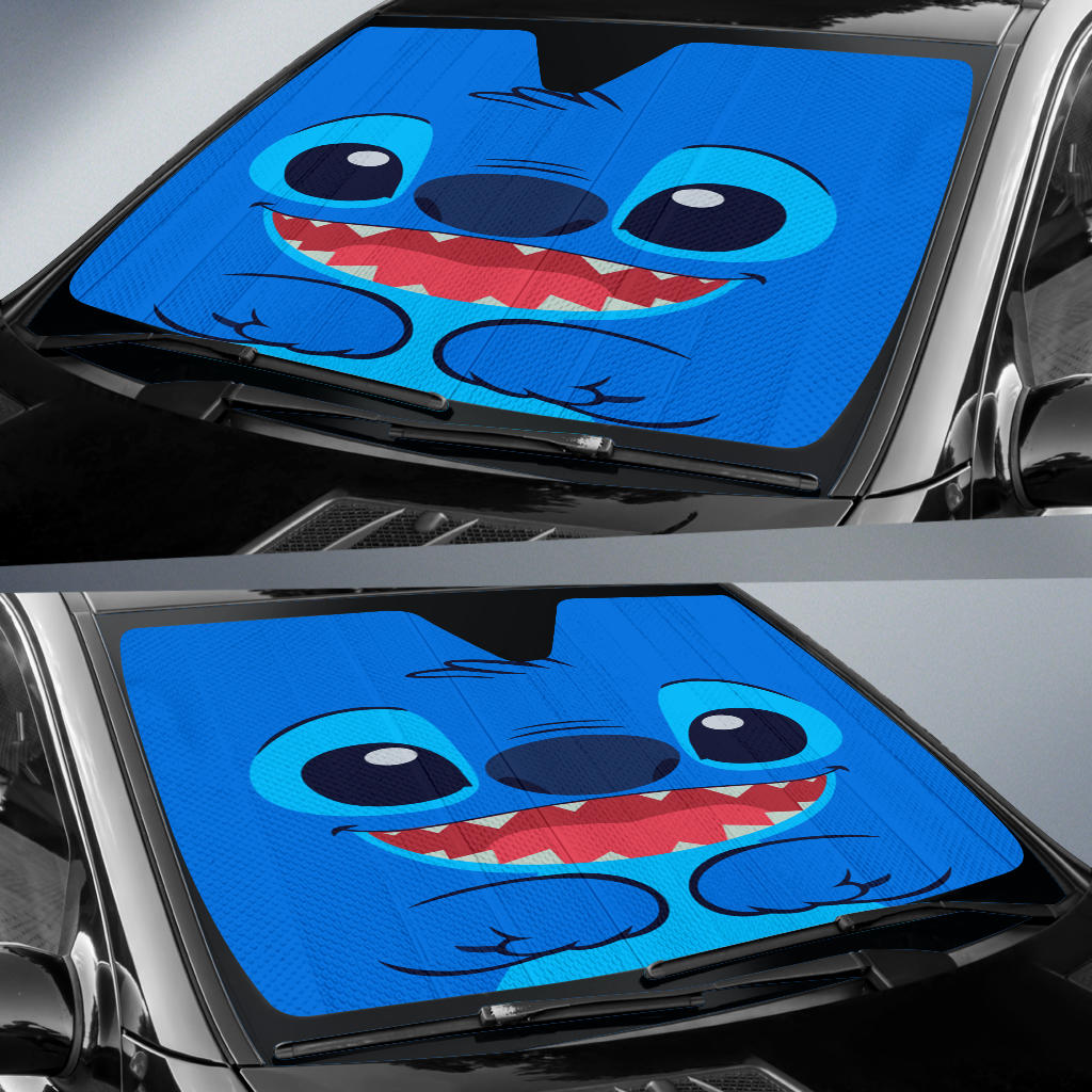 Stitch Face Car Sun Shades Amazing Best Gift Ideas 2022