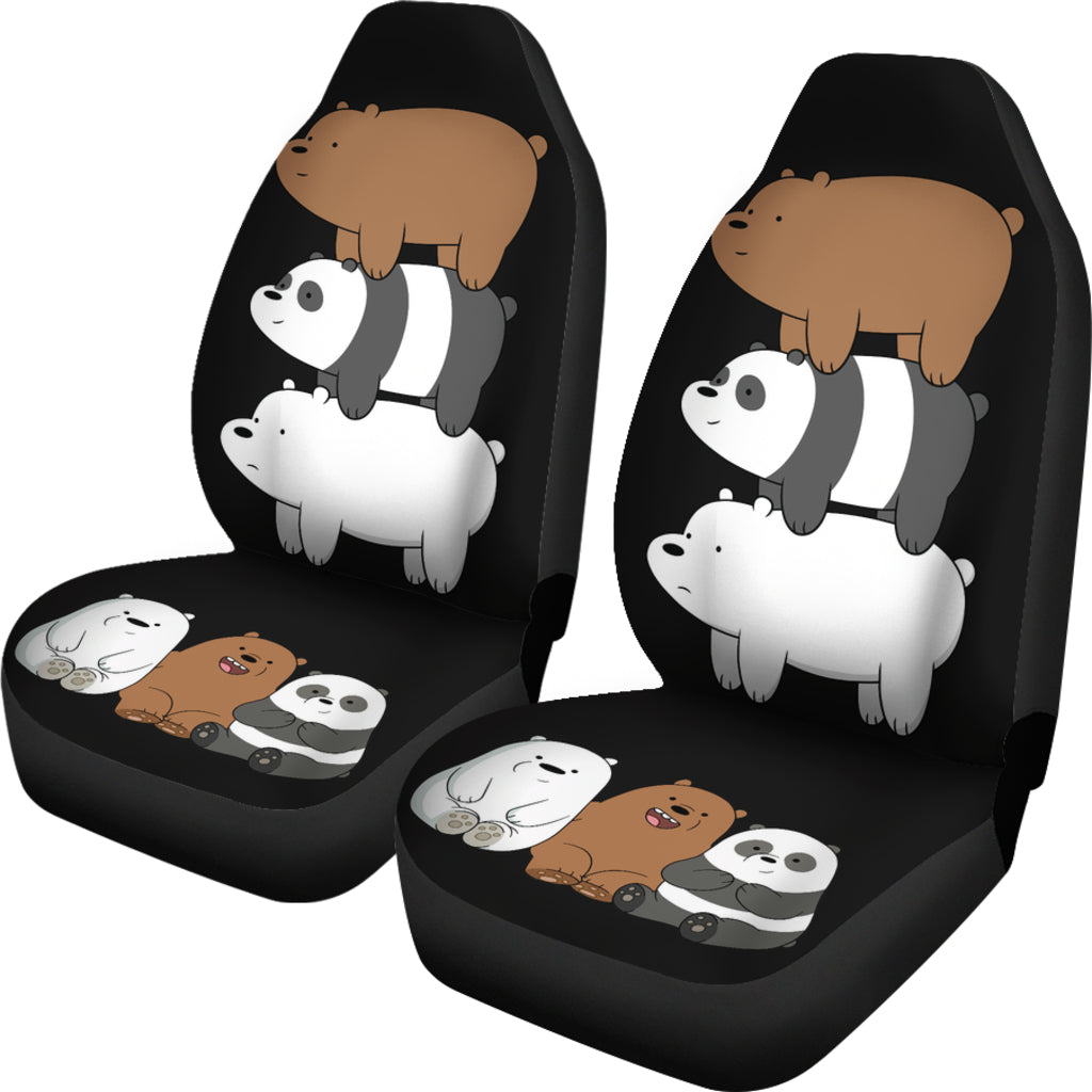 We Bare Bears Car Seat Covers Amazing Best Gift Idea