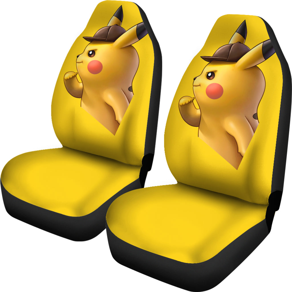 Detective Pikachu Car Seat Covers Amazing Best Gift Idea