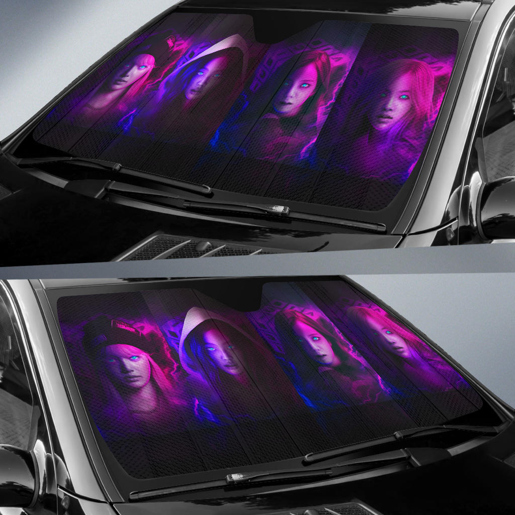 Blackpink Neon Car Sun Shades Amazing Best Gift Ideas 2022