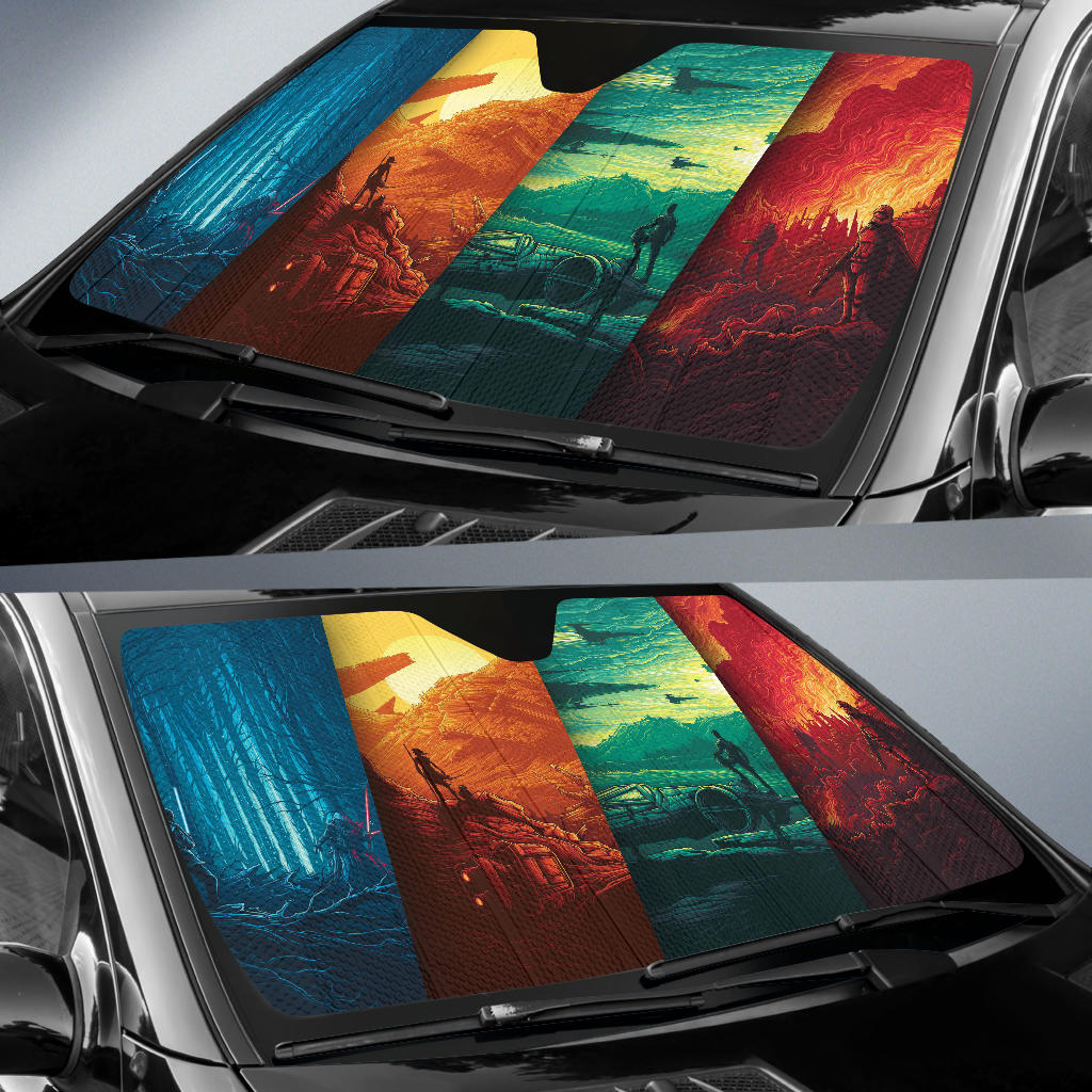 Star Wars Art Auto Sun Shades Amazing Best Gift Ideas 2021