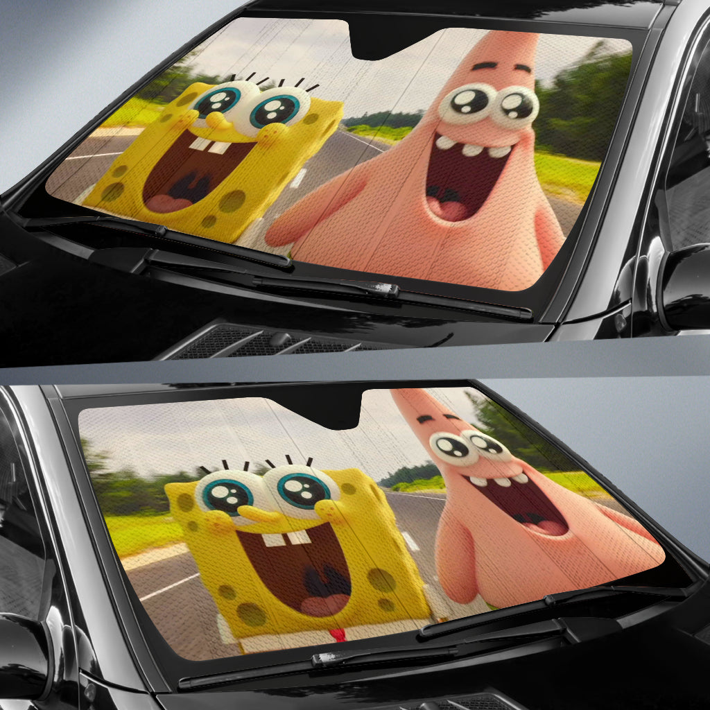 The Spongebob Movie Sponge Out Of Water Sun Shade