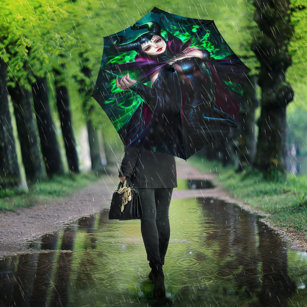 Maleficent Art Umbrella