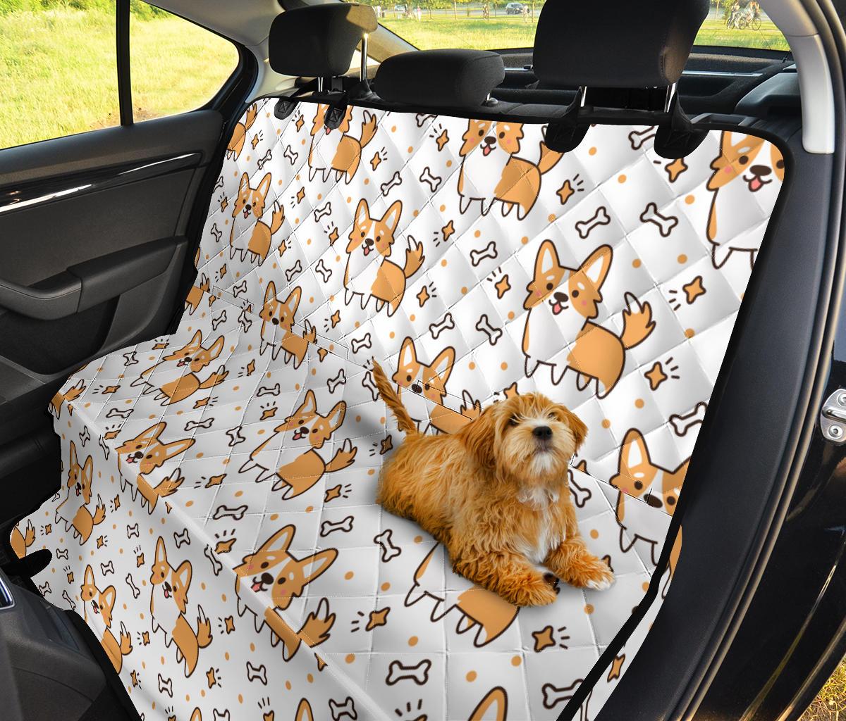 Corgi Cute Car Dog Back Seat Cover