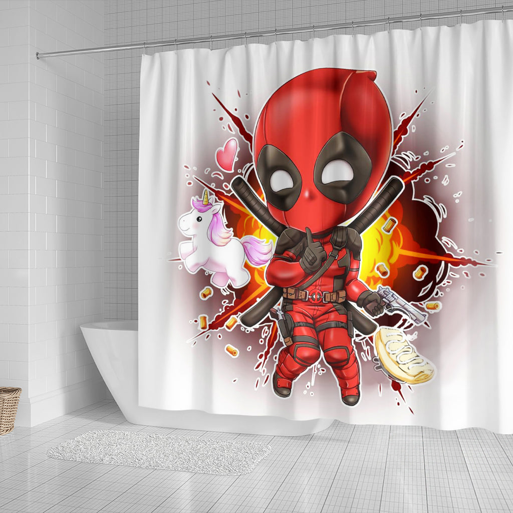 Deadpool Shower Curtain