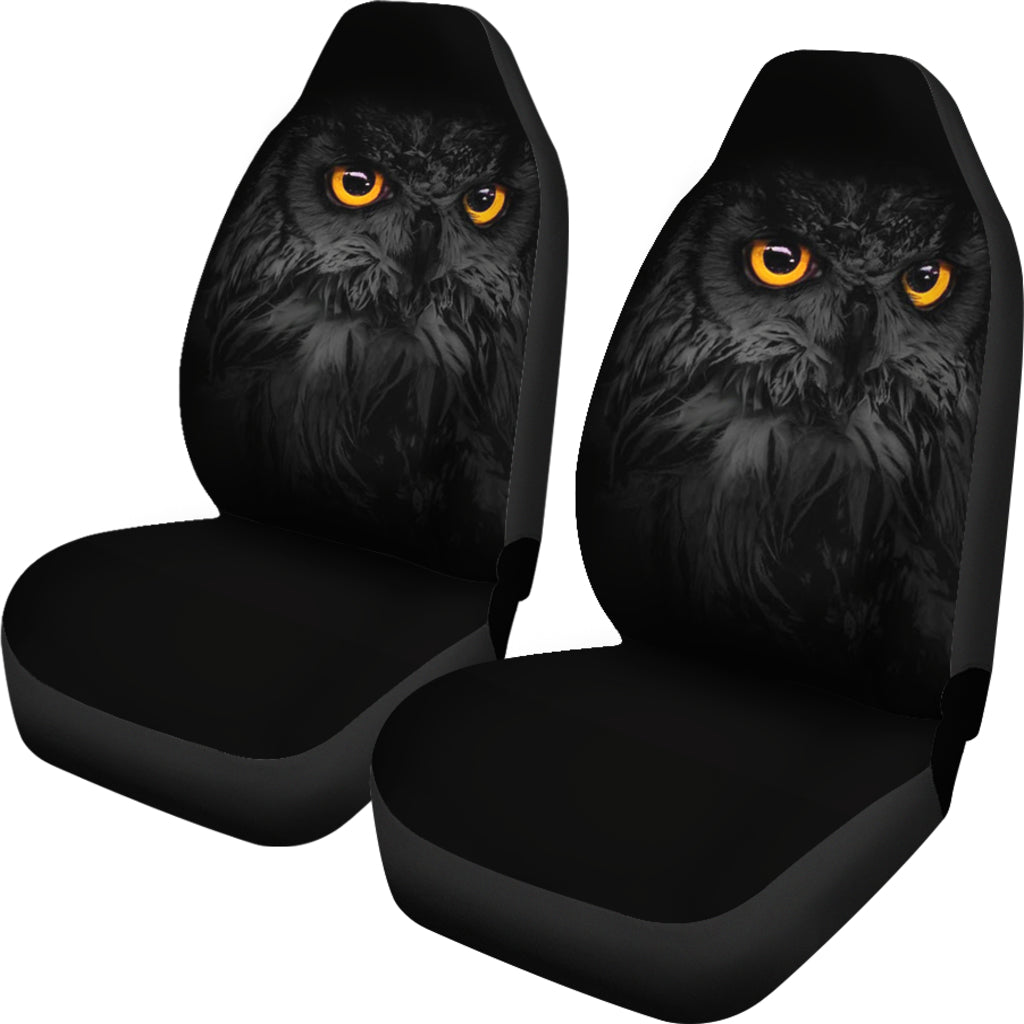 Owl Dark Car Seat Covers Amazing Best Gift Idea