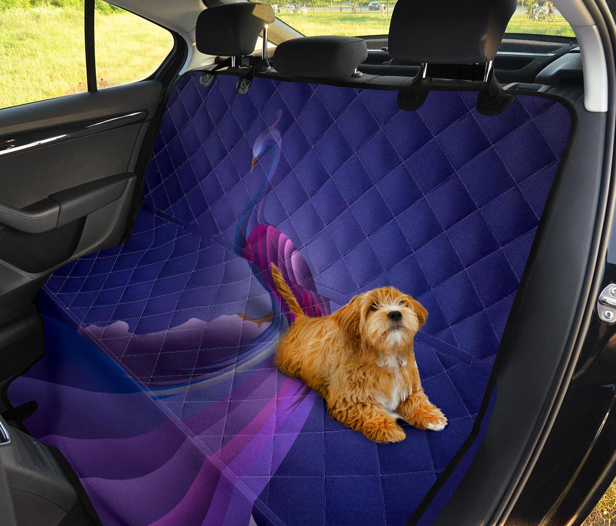 Peacock Car Dog Back Seat Cover