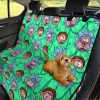 Rick And Morty Green Head Car Dog Back Seat Cover