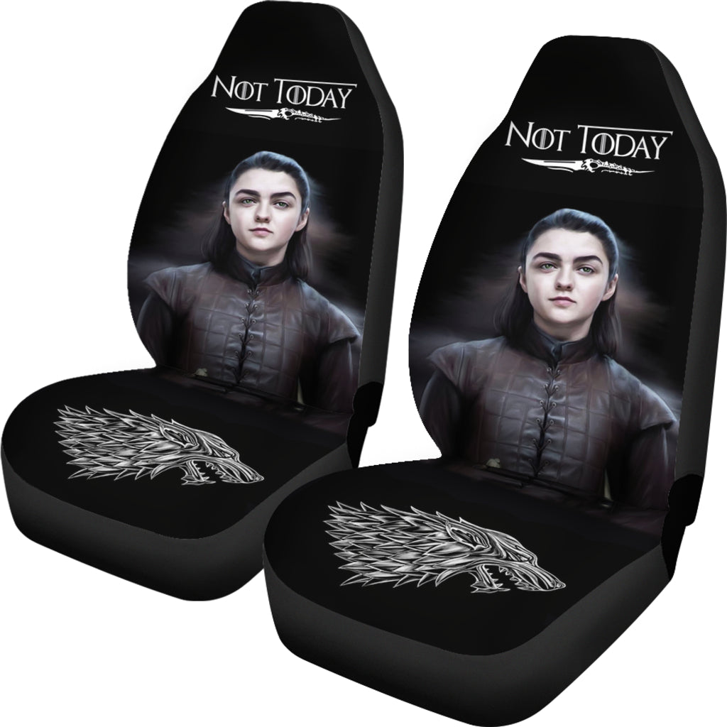 Not Today Arya Stark Car Seat Covers Amazing Best Gift Idea