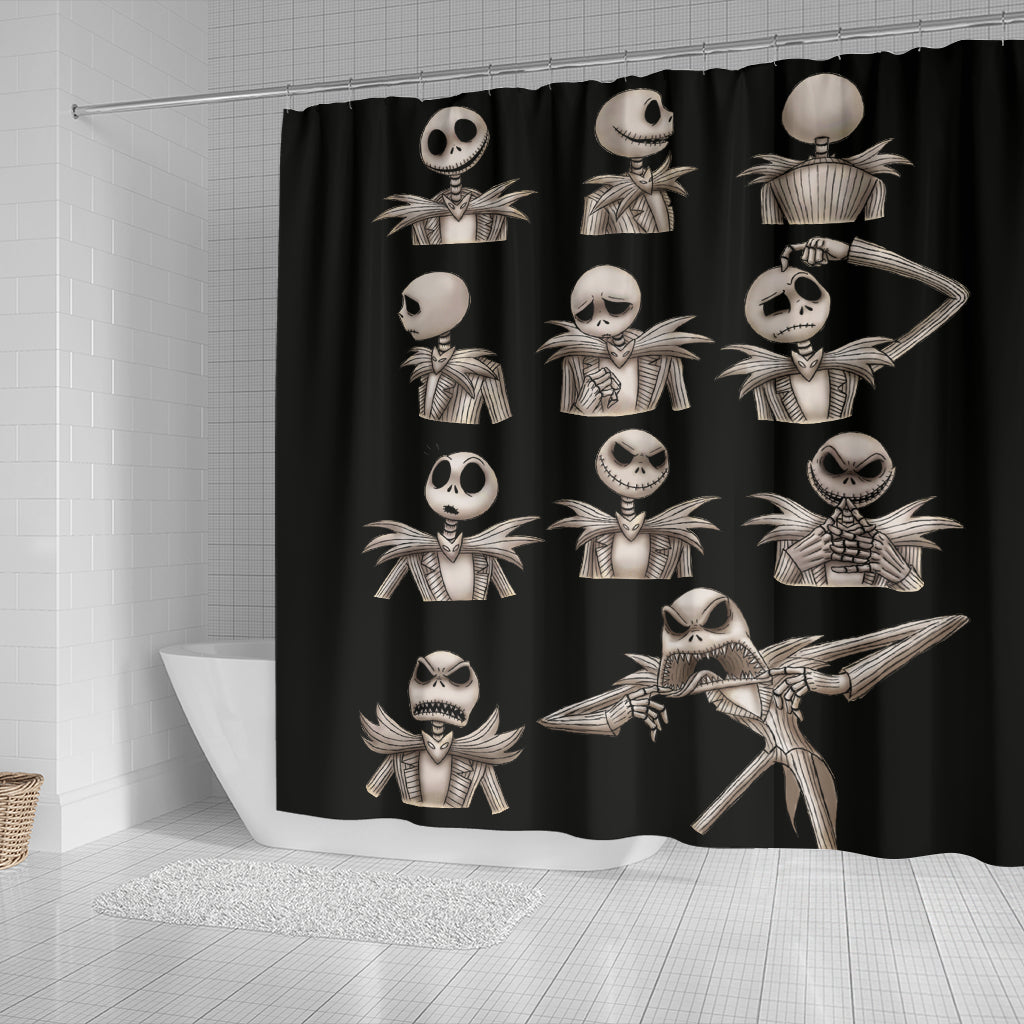 Jack Skellington Shower Curtain 2
