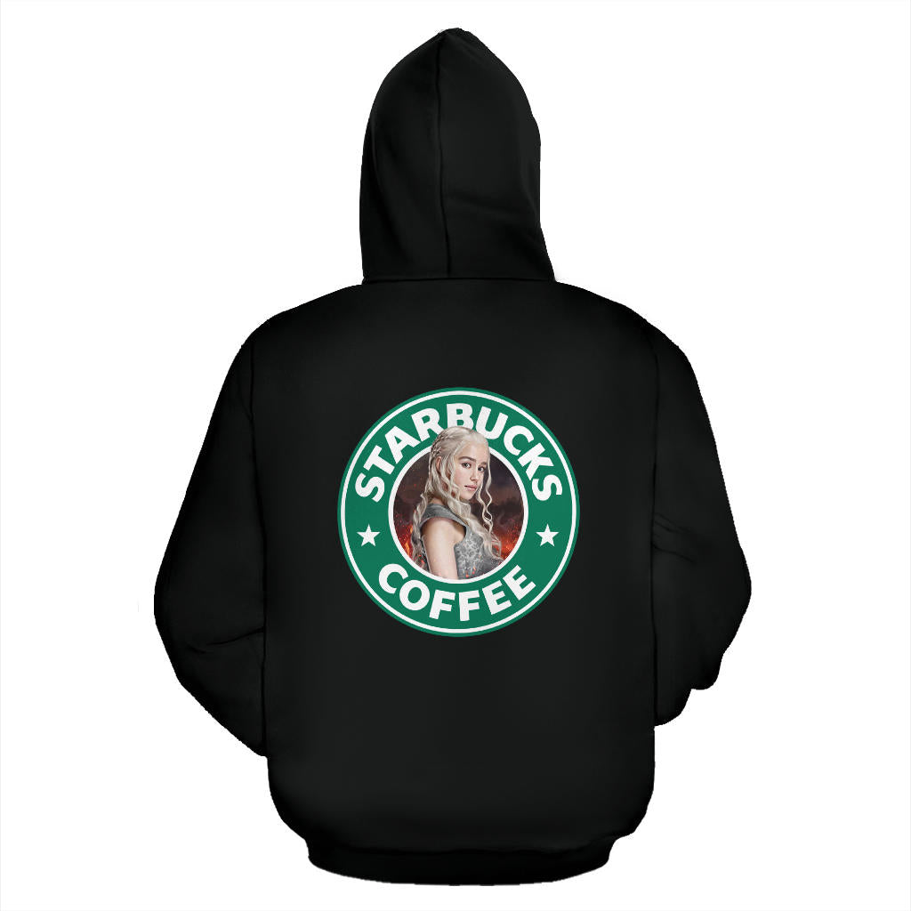 Daenerys Drinking Starbucks Coffee Hoodie