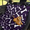 Cute Bone Car Dog Back Seat Cover