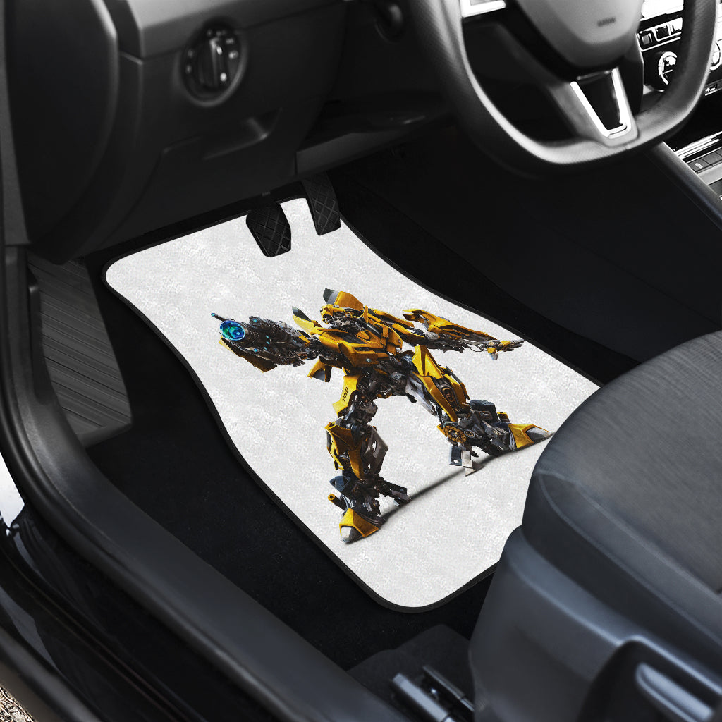 Bumblebee Front And Back Car Mats