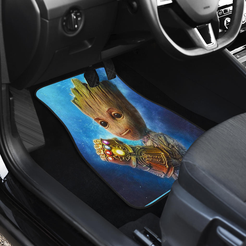 Baby Groot Bring Me Thanos Car Mats