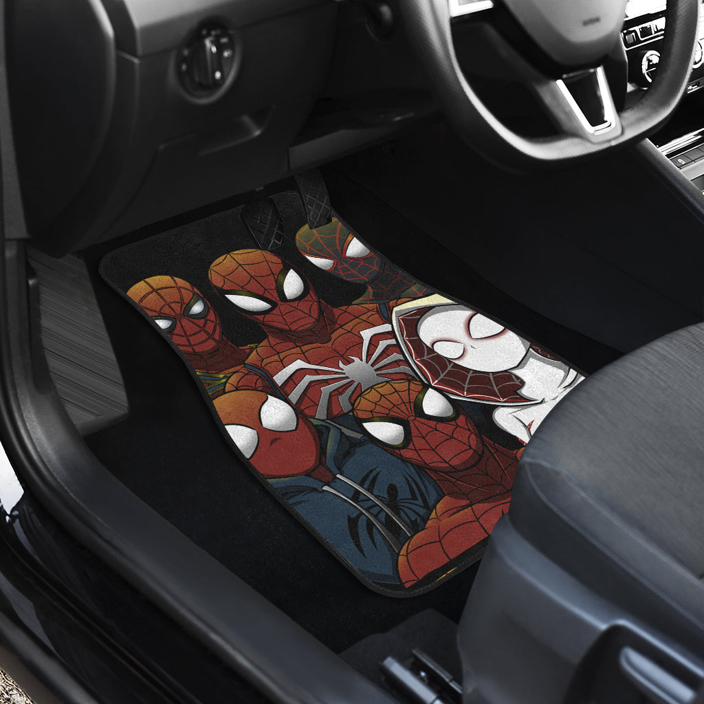 Spiderman Front And Back Car Mats