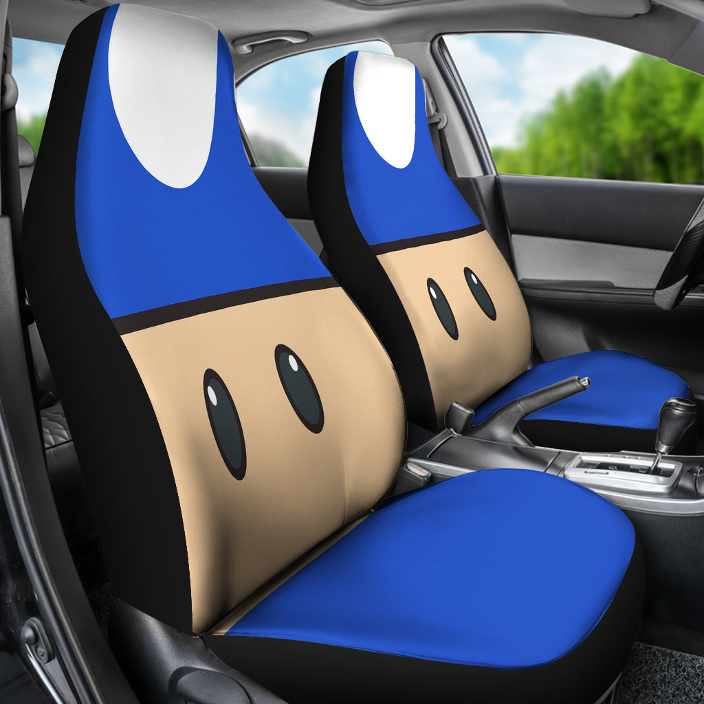 Mario Mushroom Car Seat Covers Amazing Best Gift Idea